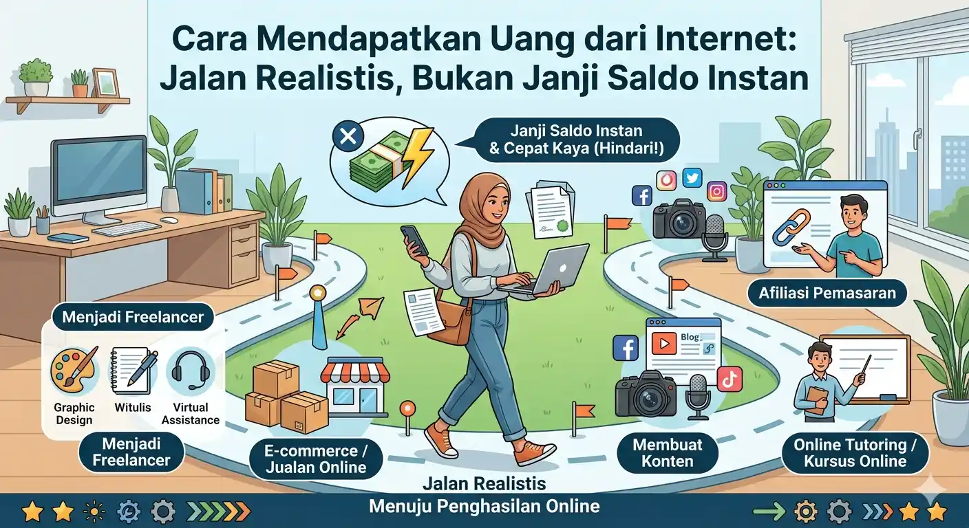 Cara Mendapatkan Uang dari Internet